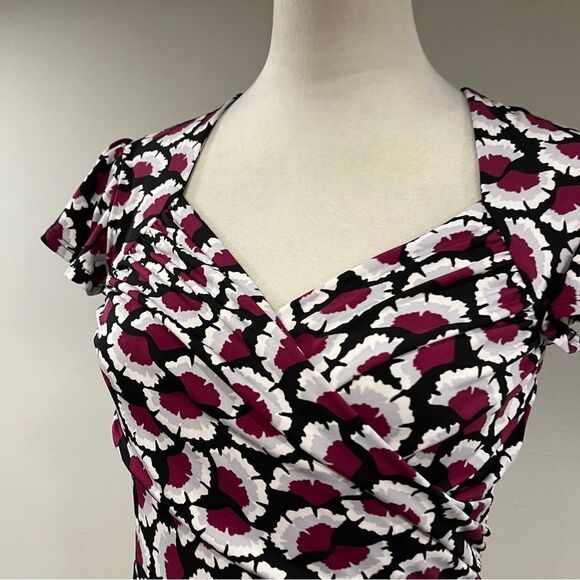 Leota short sleeves Floral Mini Dress‎ size PXS - Picture 2 of 13